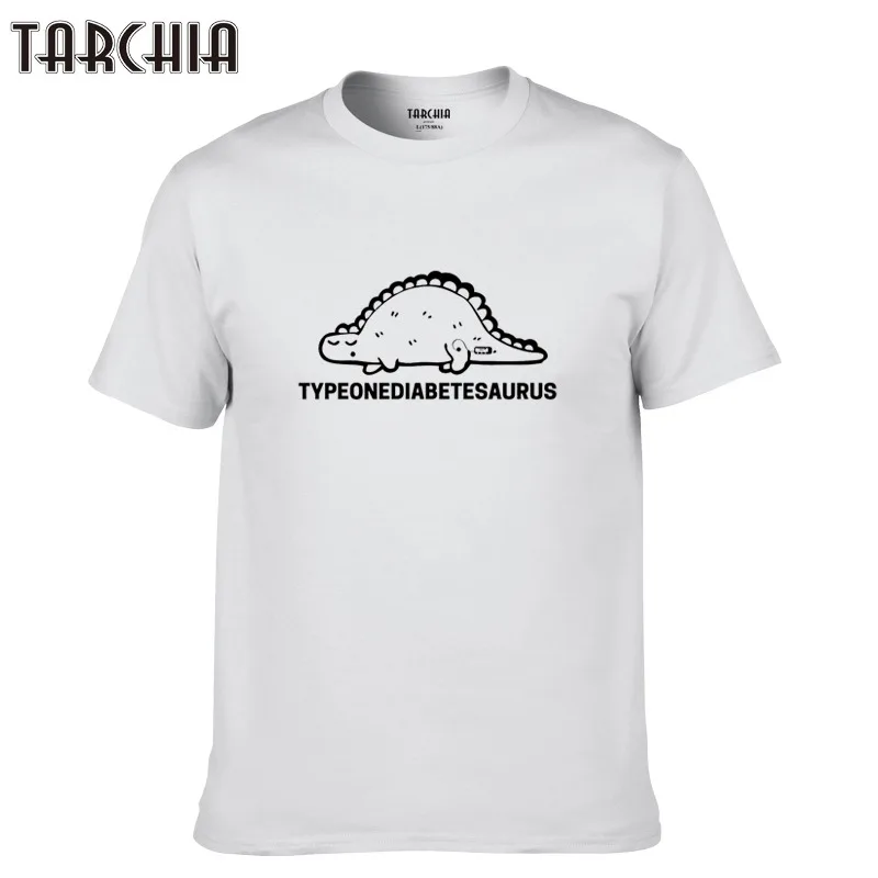 

TARCHIA 2018 boy summer brand t-shirt men new short sleeve cotton top tee tshirt t shirt plus typeonediabetesaurus casual homme