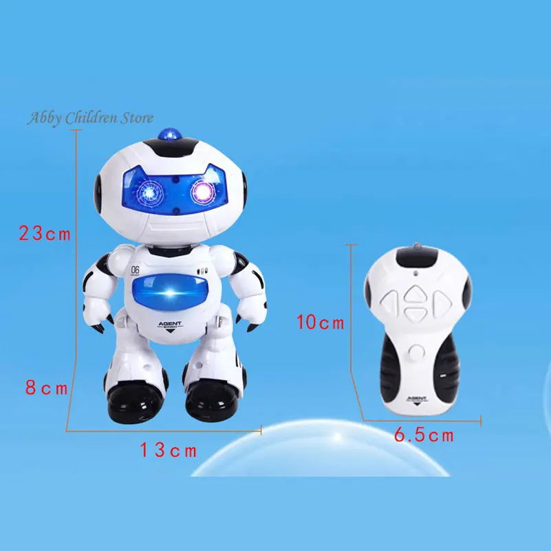 Abbyfrank rc робот игрушка Дистанционное управление электронная Pet Прогулки Танцы