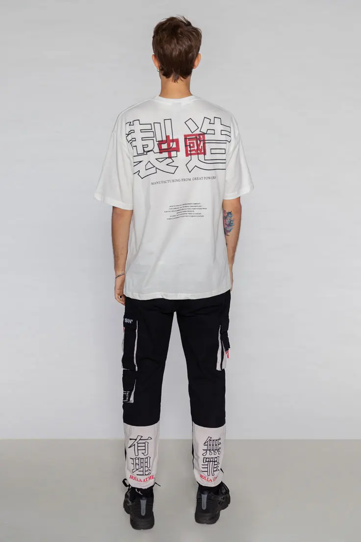 Chinese Characters Printed Tshirts 4