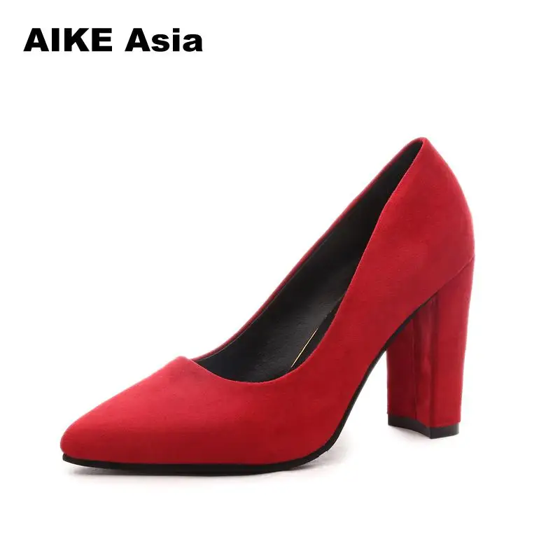 2019 Women Pumps Ankle Strap Thick Heel Women Shoes Square Toe Mid Heels Dress Work Pumps Comfortable Ladies Shoes Sandals 2019 Women Pumps Ankle Strap Thick Heel Women Shoes Square Toe Mid Heels Dress Work Pumps Comfortable Ladies Shoes Sandals