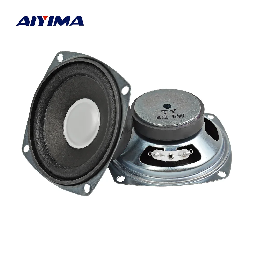 AIYIMA 2 шт. 3 дюйма 4 Ом 5 Вт портативный твитер динамик s сделай сам для Mini Altavoz PC