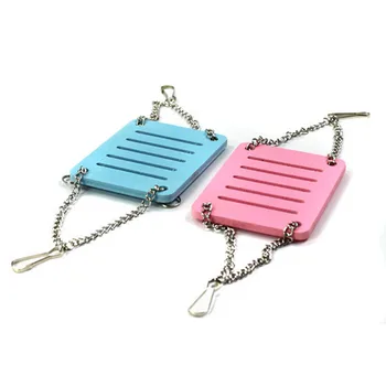 

Cute Parrot Hamster Small Swing Hanging Bed Shake Suspension House Props Pet Products Toy J2Y