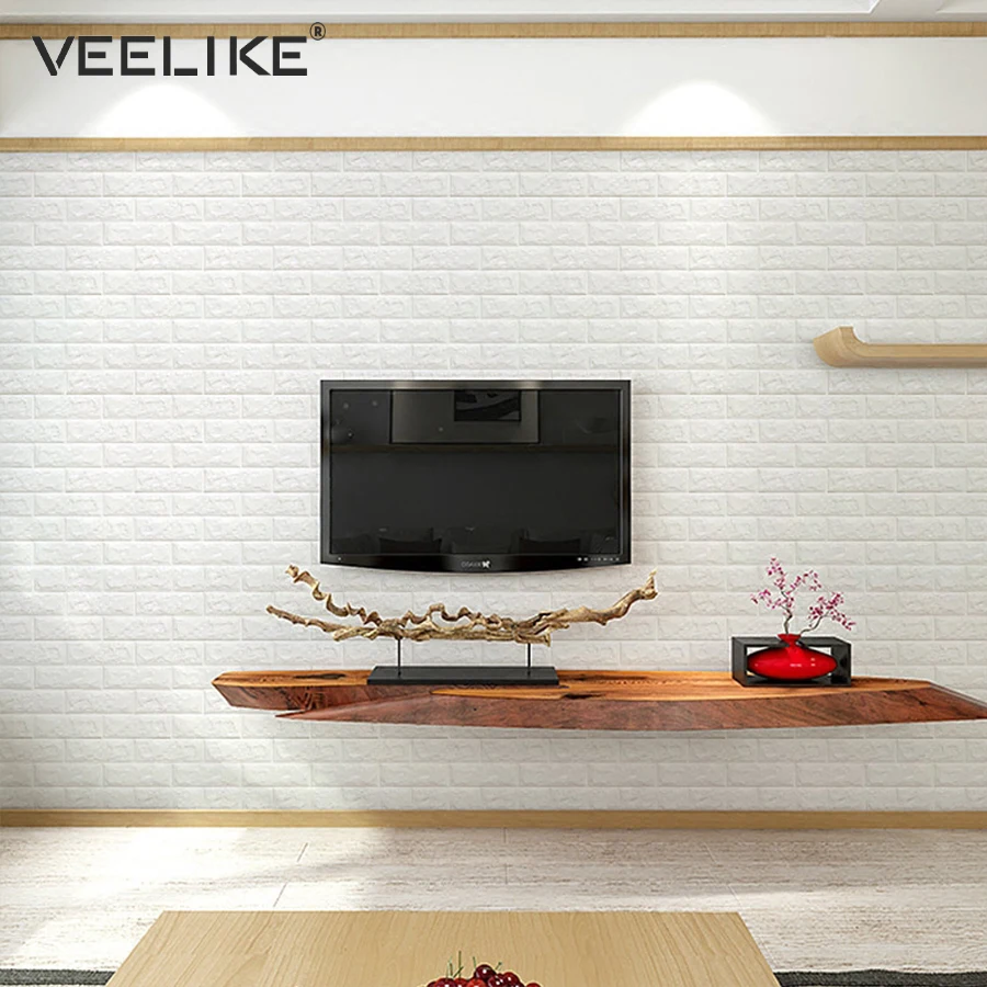 Waterproof Foam Brick 3D Wall Panel DIY Self Adhesive Wallpaper For Kids Room Bedroom Wall Decor 3D Brick Living Room Wall Paper Waterproof Foam Brick 3D Wall Panel DIY Self Adhesive Wallpaper For Kids Room Bedroom Wall Decor 3D Brick Living Room Wall Paper
