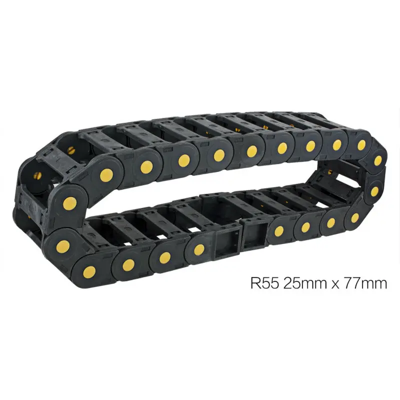 UXCELL Горячая 25x77 мм R55 пластиковый открытый тип кабель Тяговая цепь длина провода