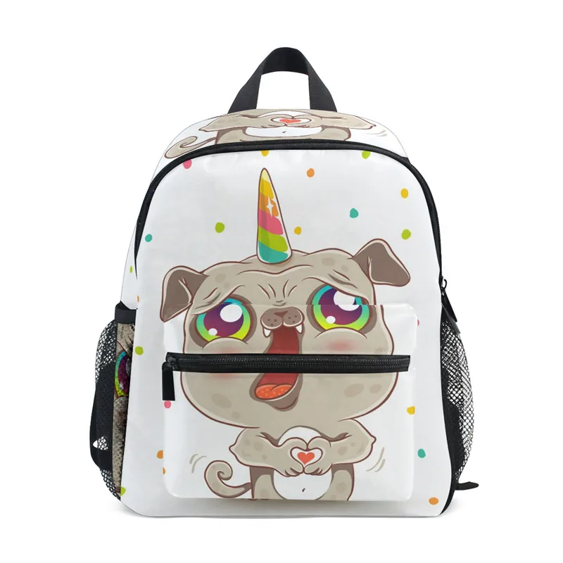 ALAZA рюкзак бульдог печать сумка для школы и детского сада рюкзак для мальчиков девочек 3-8 лет дети лучший подарок - Цвет: 1