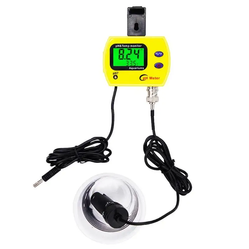 

Portabel PH Meter for Aquarium Acidimeter Digital Swimming Pool Water Quality Checker Analyzer PH/Temp Tester Tool