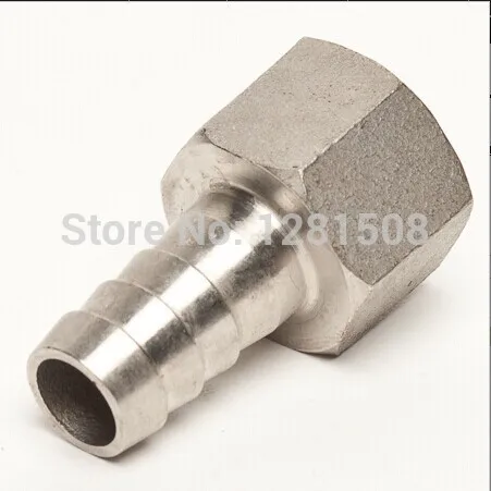 304 Stainless Steel Hose Barb - 1/2&quot FPT x 1/2&quotBarb Homebrew Hardware Pump fitting for beer brewing free shipping | Дом и сад