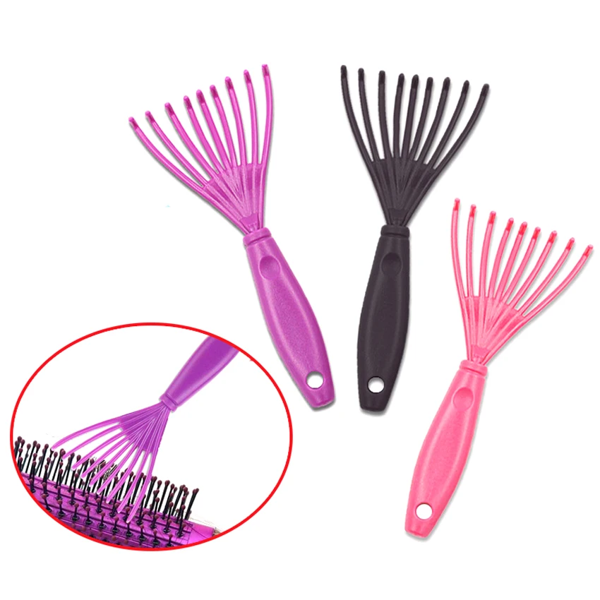 

Pro 1 Pcs Plastic Hair Brush Cleaner Mini Hair Comb For Cleaning Small Hair Claw Brush Beauty Tools In Random Color