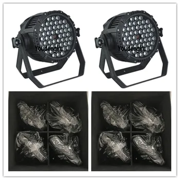 

8 pieces with flightcase waterproof outdoor led par wedding light cheap price par led 64 rgbw 4in1 led 54 3w par light