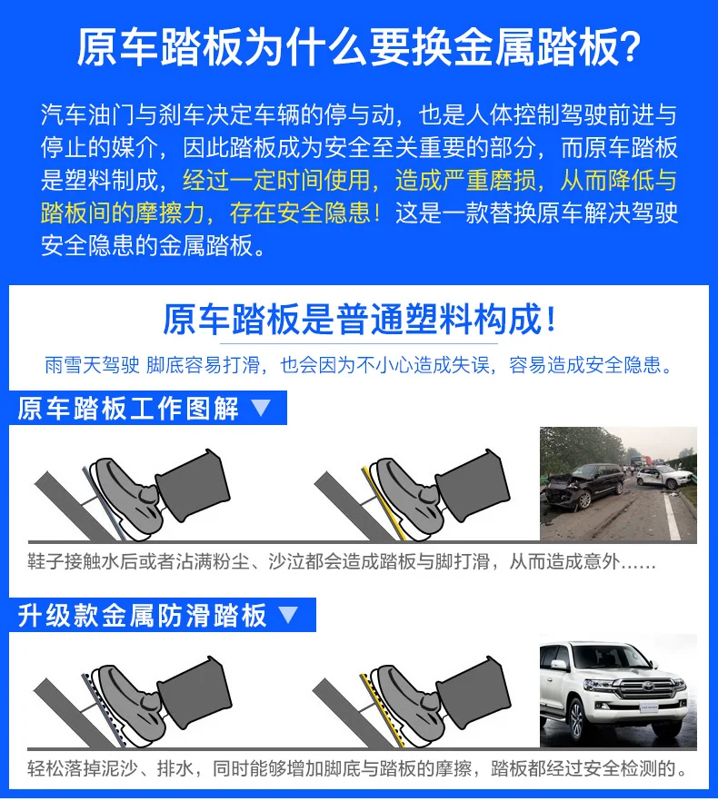 Для Toyota Land Cruiser 08-19 LC200 дроссельная заслонка педали тормоза land cruiser 4000 Специальная модификация