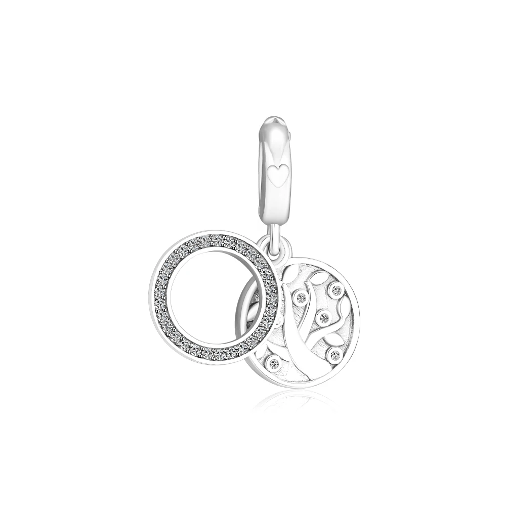 Амулеты подходят для браслетов Pandora дерево любви бисера 100% 925 оригинальные