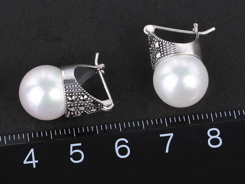 HTB1qH7FKhTpK1RjSZR0q6zEwXXab - Lotus Fun Real 925 Sterling Silver Natural Mother of Pearl Earrings Fine Jewelry Vintage Fashion Drop Earrings for Women Brincos