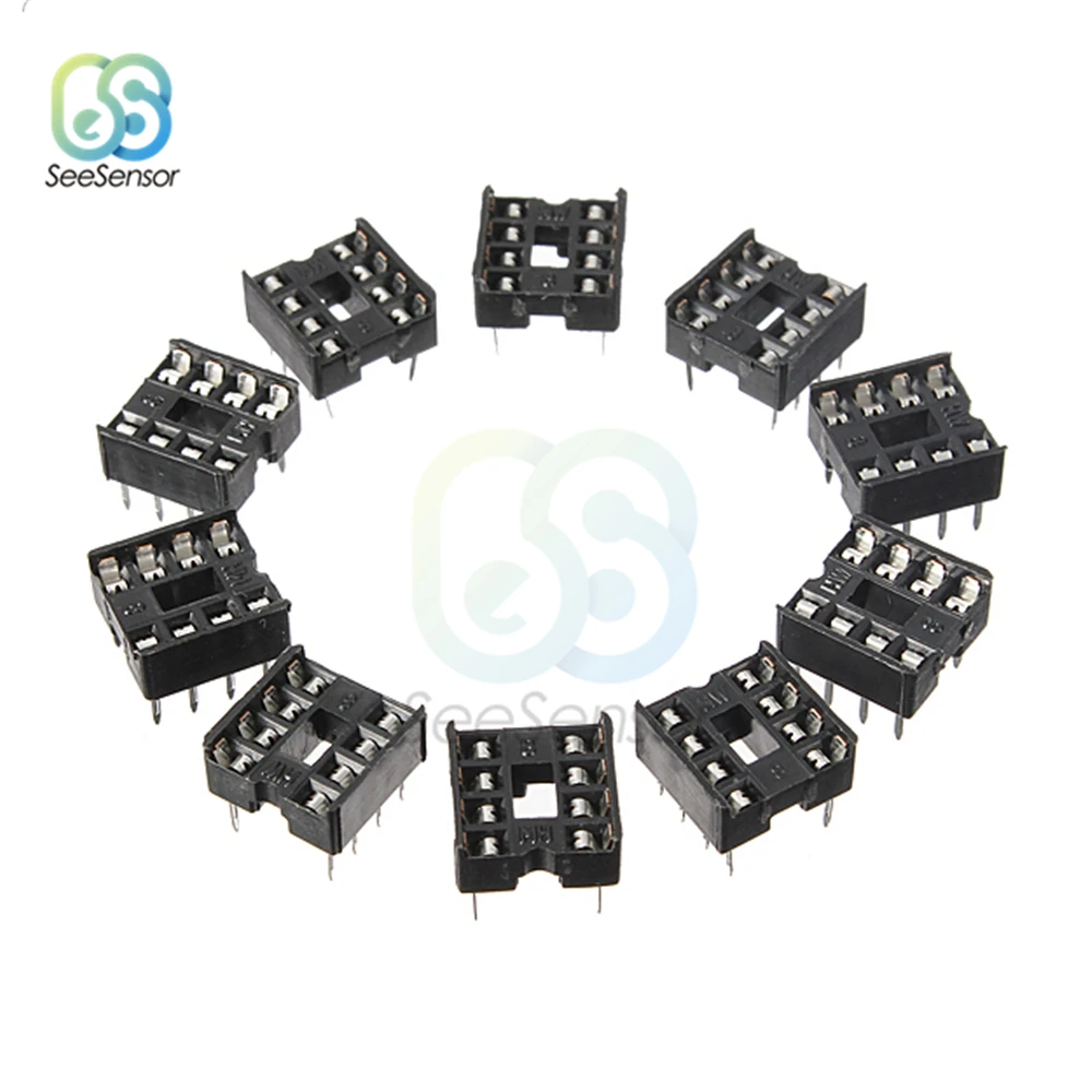 

20Pcs 8 Pin 8 Pin DIP-8 8DIP 8 DIP IC Sockets Adapter Solder Type