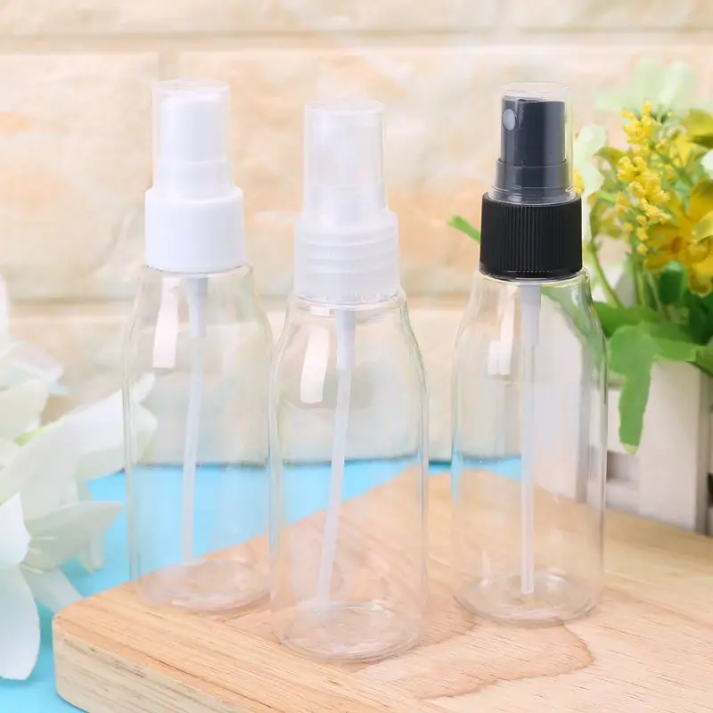 

60ml Plastic Transparent Spray Bottle Empty Perfume Bottles Refillable Mist Pump Perfume Atomizer Travel