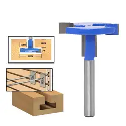 1/4in Т-типа древесины маршрутизатор Бит мельница гравировка триммер адаптер фреза деревообрабатывающий инструмент