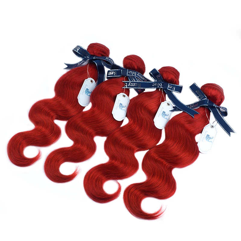 Remy синие красные пряди волос, индийские объемные волнистые пряди, 99J бордовые натуральные кудрявые пучки волос, двойные Welf remy волосы для наращивания
