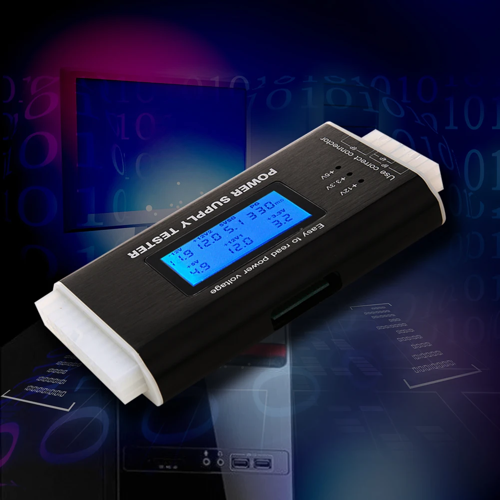 عالية الجودة الرقمية lcd الحاسوب pc امدادات الطاقة فاحص مدقق 20/24 دبوس sata hdd atx btx متر عالية الجودة الرقمية lcd الحاسوب pc امدادات الطاقة فاحص مدقق 20/24 دبوس sata hdd atx btx متر