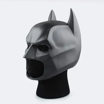 

Action Figure Batman Cosplay Mask PVC 21cm Soft plastic Batman Superman Helmet Model Cartoon Anime Brinquedos kids pretend Toy