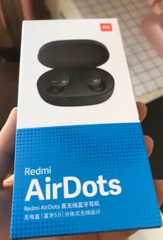 Xiaomi Redmi Airdots TWS Bluetooth наушники стерео бас Bluetooth 5,0 Eeadphones с микрофоном свободные Наушники управление AI - Цвет: IN STOCK