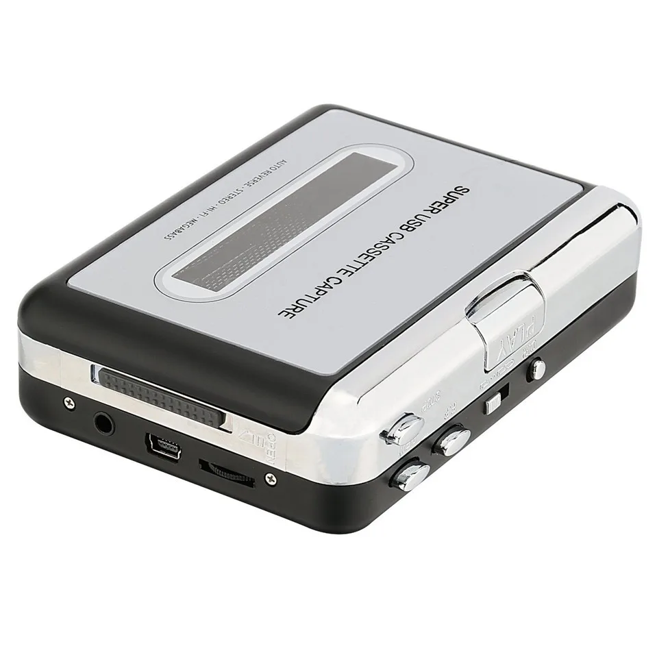 USB MP3 кассета Capture Walkman MP3 проигрыватель USB Магнитофон Захват Регистраторы конвертер аудио Music Player