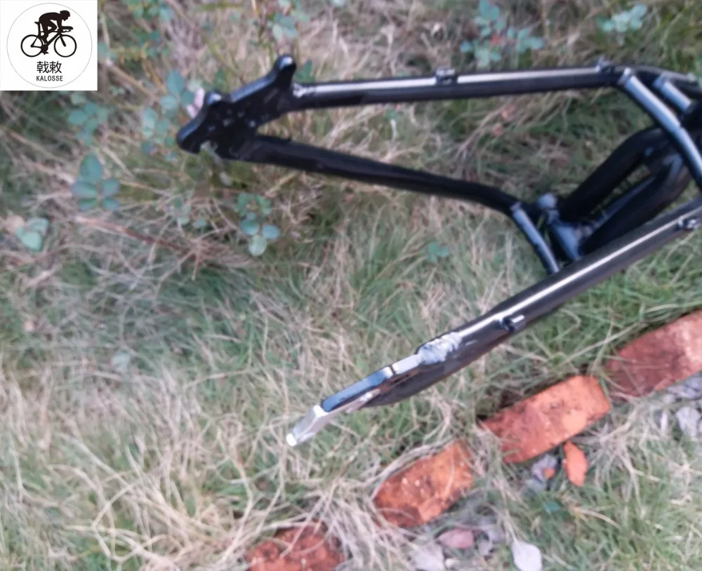 Excellent Kalosse BB 120mm  DIY colors  Folding  Beach bike parts   Fat bike frame  snow bike frame  26*17 inch ,  26*4.0-4.8 tires 8