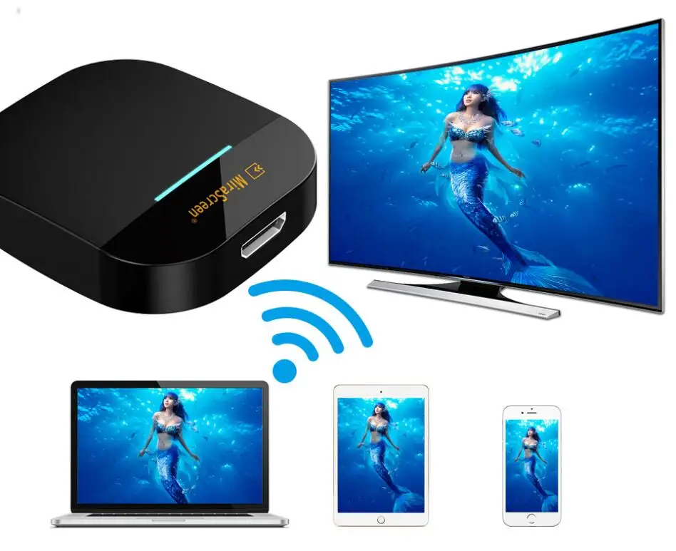 MiraScreen G5 Anycast беспроводной HDMI tv Stick Miracast Airplay отзеркаливание DLNA Wifi Дисплей ключ приемник для IOS Android MAC