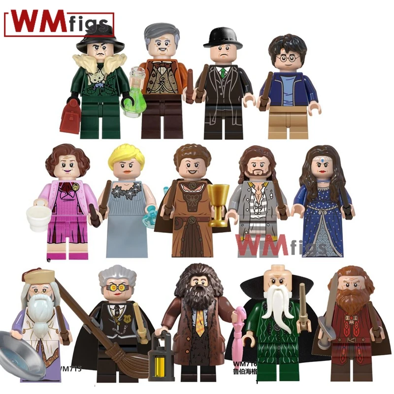

WM6059 Dumbledore Sirius Orion Gryffindor Slytherin Madame Hooch Dolores Umbridge Building Block Hagrid Harri Potter Toys Figure