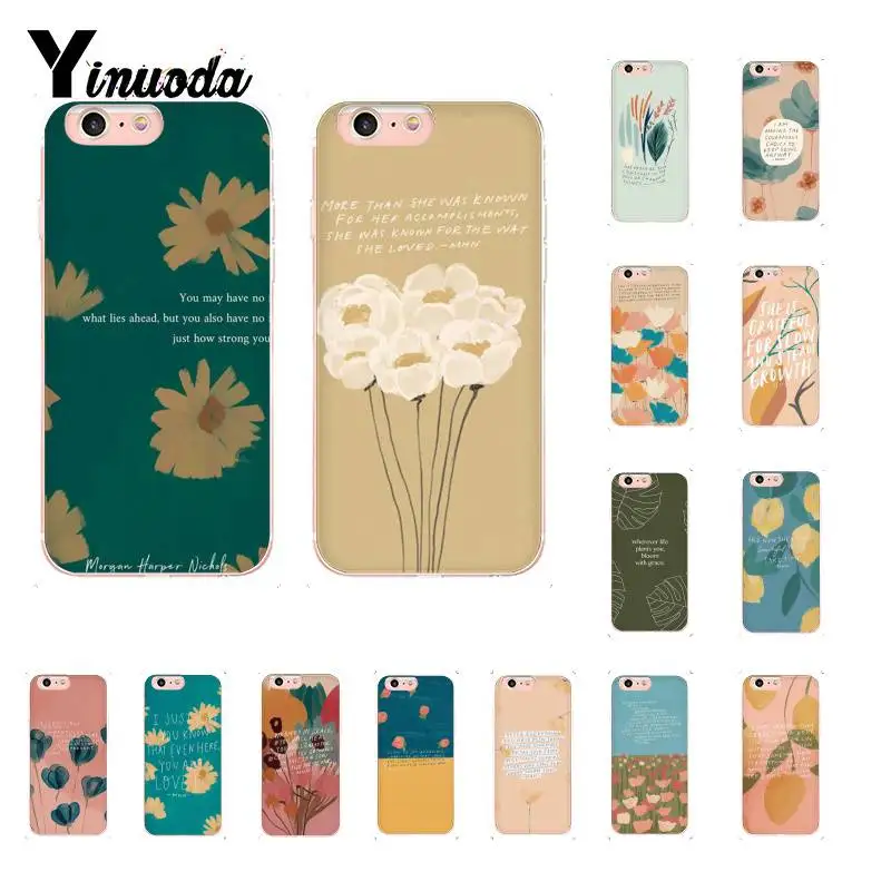 

Yinuoda fashion newly popular floral aesthetic pattern PhoneCase for iPhone5 5S 6 7 7plus 8 8Plus X XSMAX XR 11 11pro 11promax