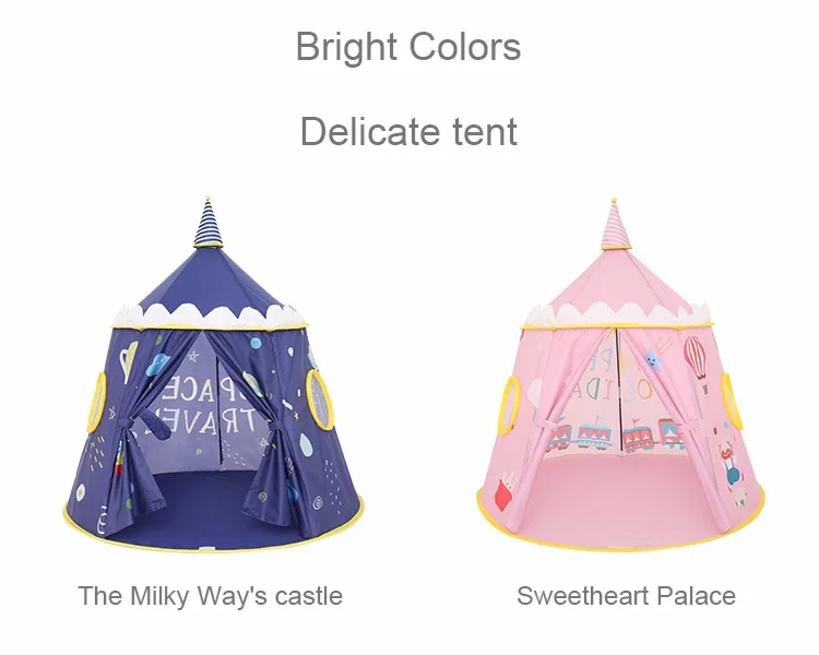 2018 Новые Милая дворец палатка изысканный розовый принцесса замок Типи Кабби мальчик игровой домик для девочек детская игровая комната
