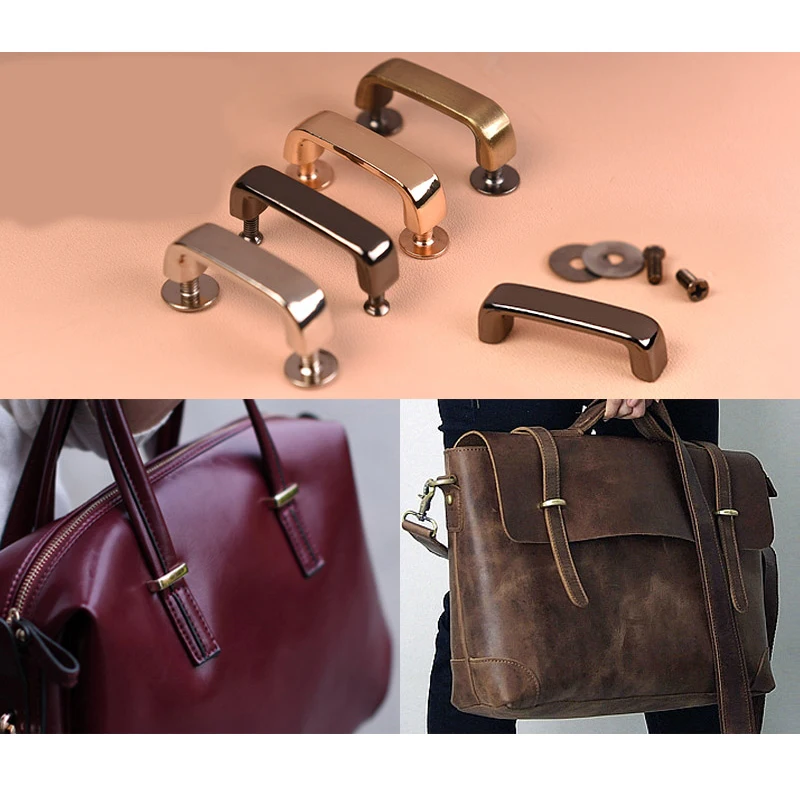

10pcs DIY arch bridge locking plate locking handmade leather bag Rivet suitcase accessories replacements leathercraft buckle