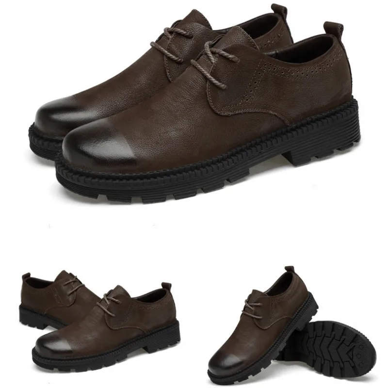 

hiking Shoes Spring 2019 High Quality Cowhide sneakers Outdoor Portable Anti-skid and Anti-collision Waterproof Men's Shoes