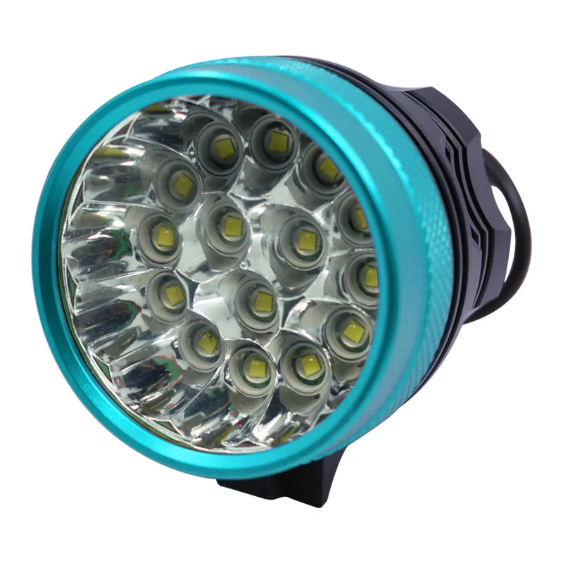 Cheap WasaFire Waterproof 15*T6 LED Bicycle Light 25000lm luz bicicleta farol Bike front Light Head Lamp cycle lights led Flashlight 2