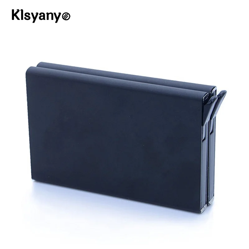 

Klsyanyo for RFID Blocking Aluminum Alloy Card Holder Anti-Theft Credit Bank Card Holder Box ID Card Case Holds 12 Cards