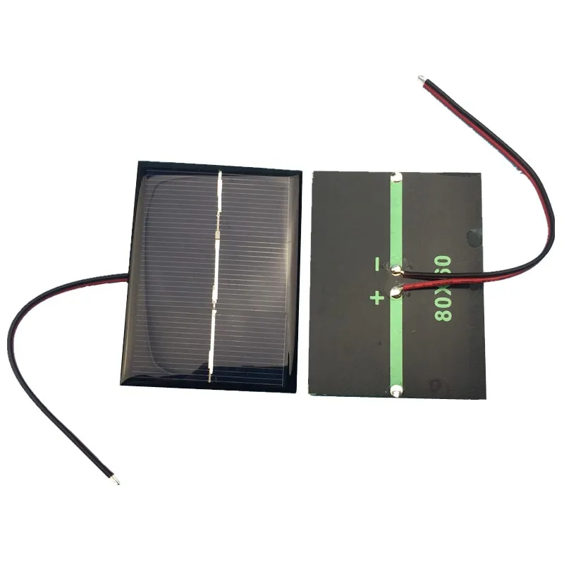 

1 PC 0.65W 1.5V Solar Panel Solar Power CellPhone Charger Home DIY Module