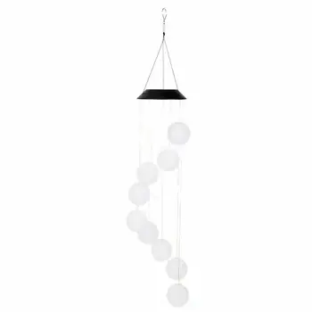 

Solar LED Hummingbird Wind Chime Light Outdoor Color Changing Hanging Lamp