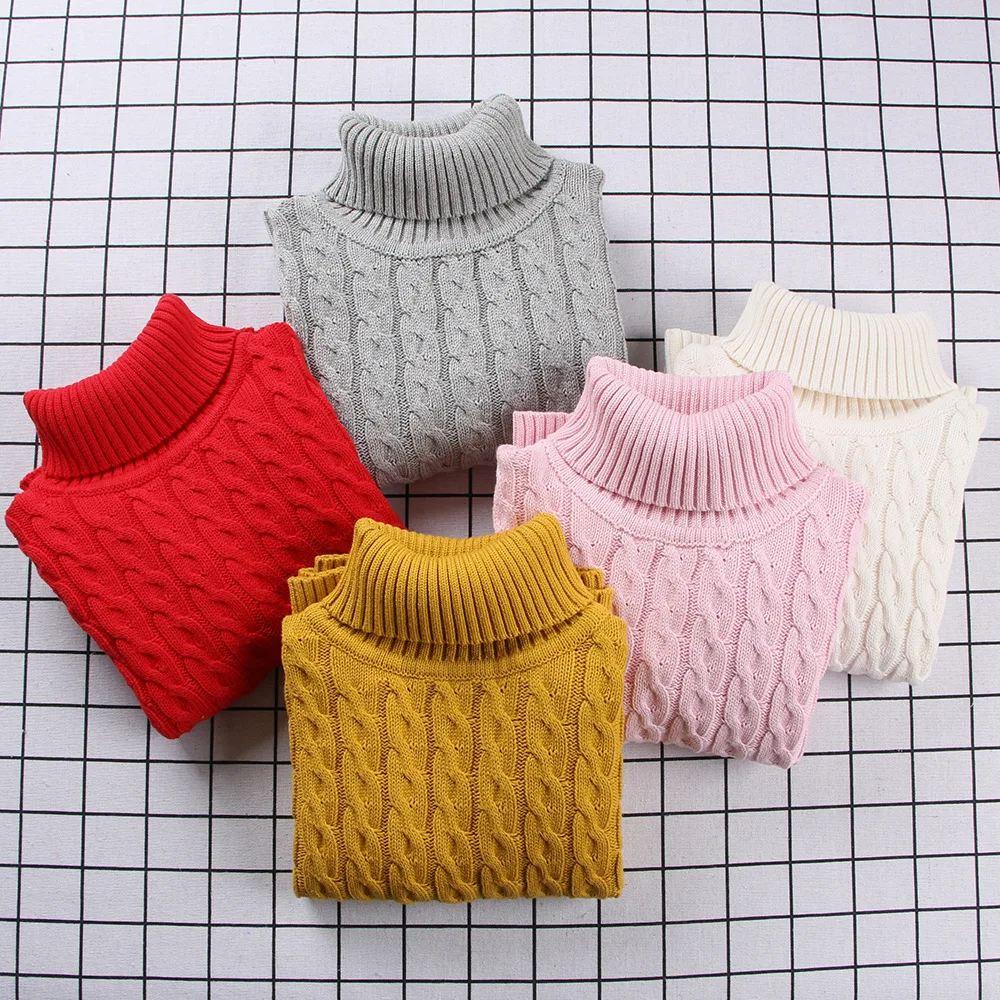 Новые осенние для маленьких мальчиков Свитера для девочек 100% хлопок Мягкий тонкий пуловер с круглым вырезом для детей свитер в рубчик От 1