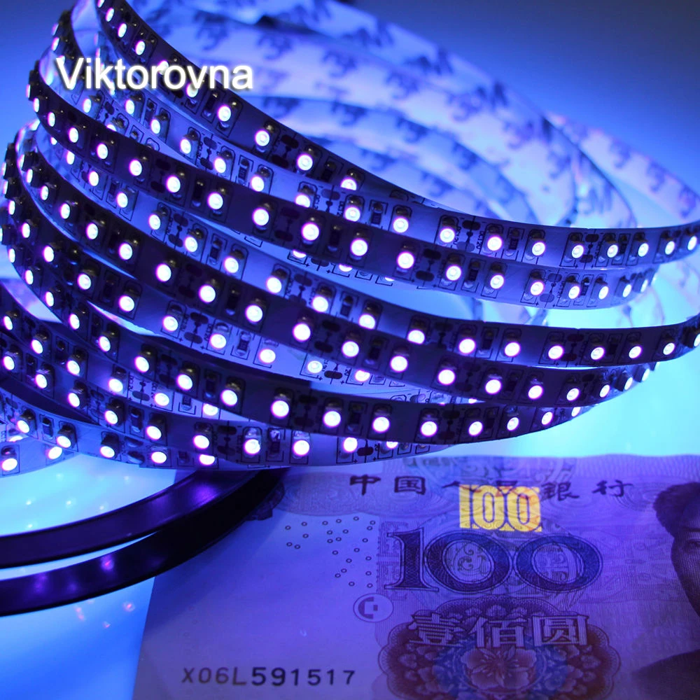 

UV Light LED Strip UV Night Fishing Lights Ultraviolet 395-405nm LED Blacklight 5050 3528 SMD Waterproof Boat Strip Lamp