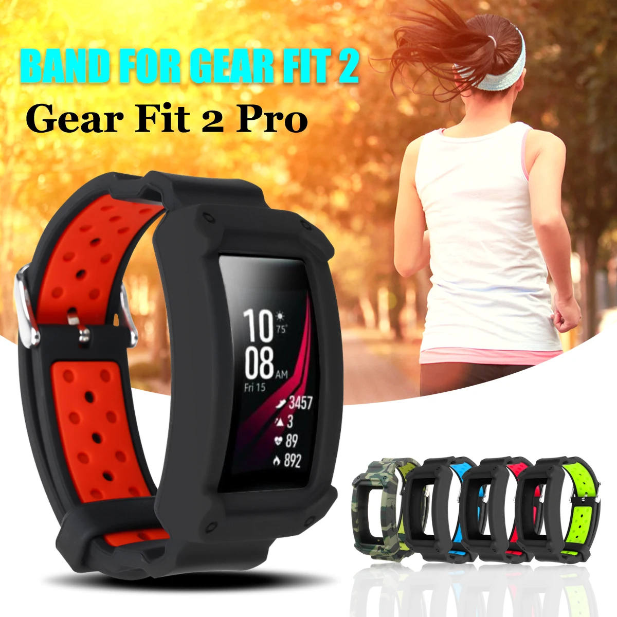 Спортивный силиконовый ремешок для samsung gear Fit 2 Pro/Fit 2 полосы Смарт-часы сменный Браслет для samsung gear Fit2 Pro/Fit2