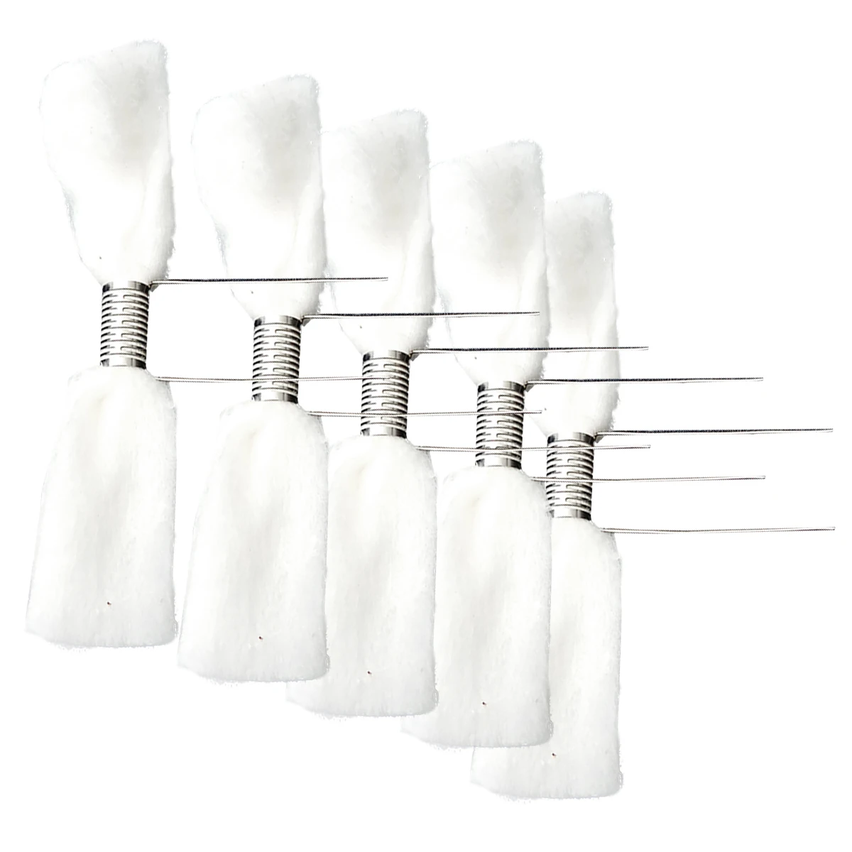 

5 pcs PIRATE COIL SS316L Notch Coil with Organic Cotton Prebuilt Coil Premade Coil for RBA RTA RDA Atomizer B