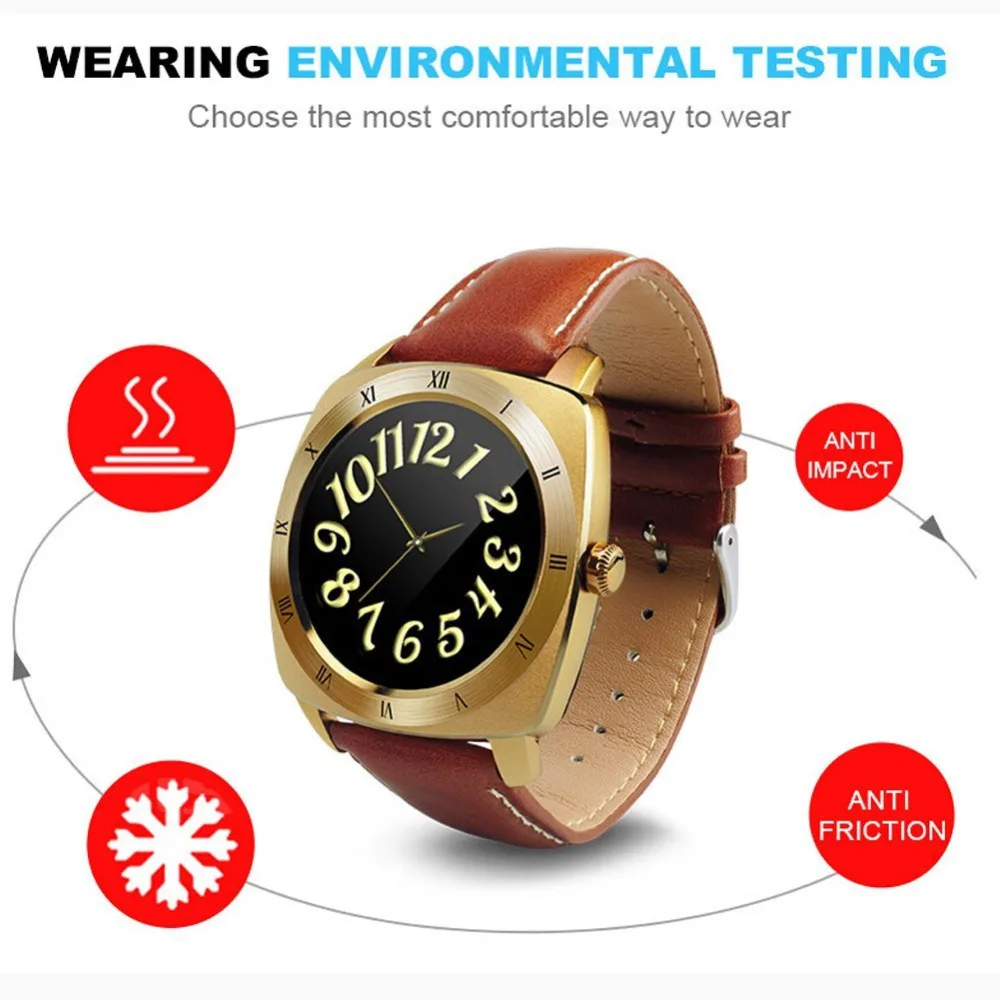 Умные часы на Android с Bluetooth водонепроницаемые умные пульсометром электронные для