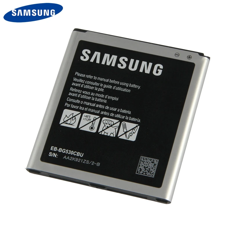 Samsung EB-BG530CBE Батарея для samsung Galaxy Grand Prime J3 J320F SM-J320FN G5308W G530 G530H G531 J5 EB-BG530BBC 2600 мА-ч