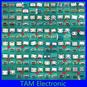 

36model 108X Mini micro usb jack connector Charging Port plug socket 5Pin for Samsung HTC Lenovo ZTE..mobile phone tablet pc mid