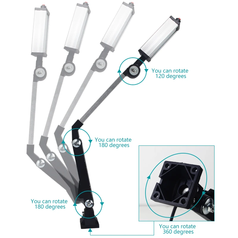  Industrial led Lights Sewing Machine Led lamp 40w 12v 24v 220v High bay Workshop lathe garage light - 32964797115