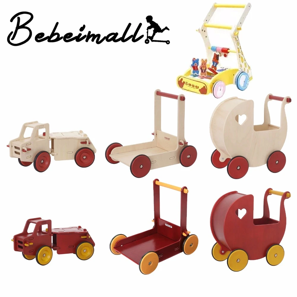 Andador de empurrar de madeira Clearance