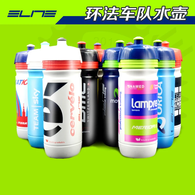 

Elite Team Edition Kettle Bicycle Water Bottle Cycling Sports Bottles Agua Bicicle Garrafa Botella Bicicleta