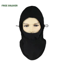 Шапка из двуслойной флисовой ткани теплоизоляционная шапка-носок военная шапка шарф из флисовой ткани утолщенный подшлемник