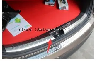 

Stainless Steel Inside Rear Bumper Sill Protector For Hyundai Santa Fe IX45 2013 2014 2015 2016 for HYUNDAI SANTA FE SPORT IX45