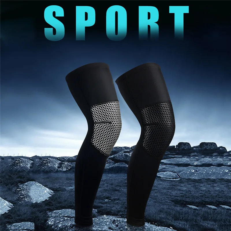 

Honeycomb Crashproof Knee Pads Support Basketball Football Knee Brace Compression Leg Sleeves Running Cycling Sports Safety