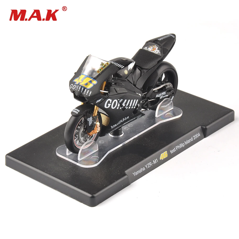 

1/18 Scale Diecast Motorbike Model Toys Yamaha Yzr-m1 46 Philip Island 2004 Diecast Metal Motorcycle Model Toy For Children