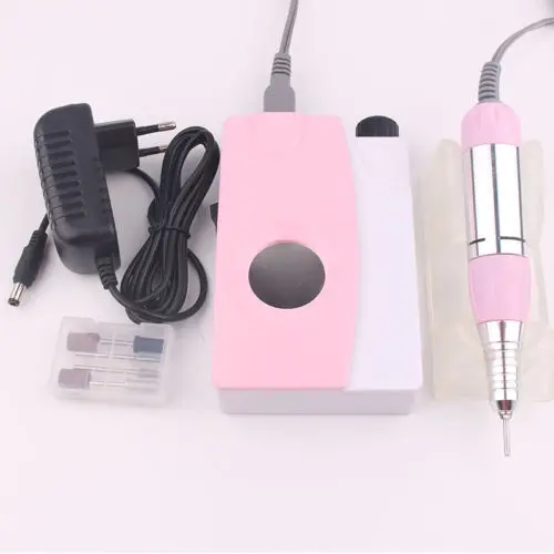 LED Rechargeable Electric Nail Drill Machine Polisher Manicure Pedicure Tool Set